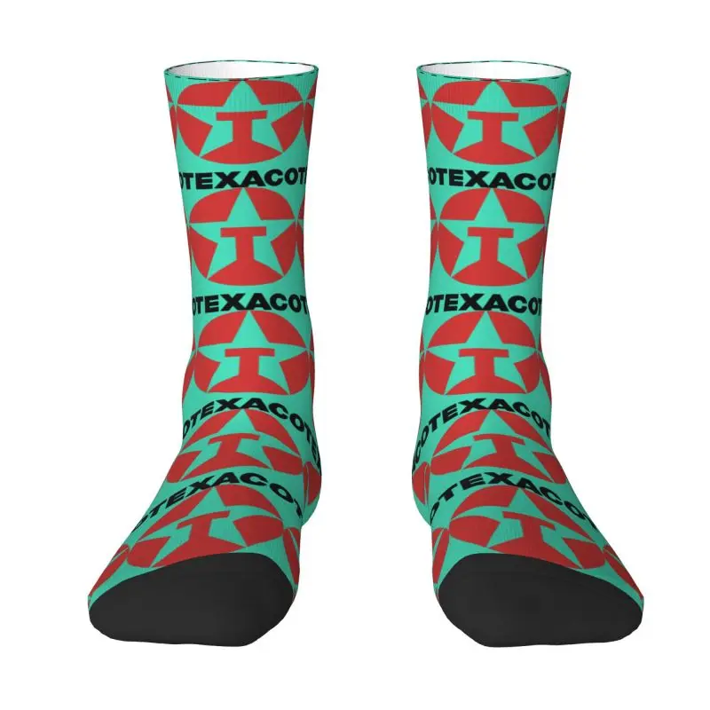 

Custom Texaco Men Women Crew Socks Unisex Novelty Spring Summer Autumn Winter Dress Socks