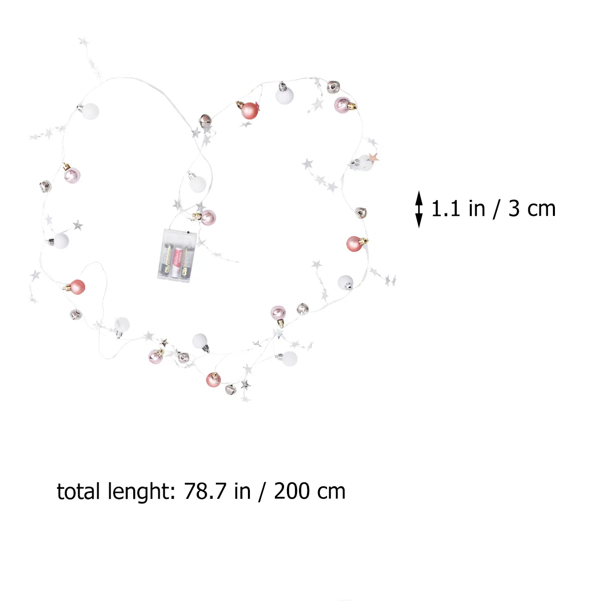 20 المصابيح 2 متر عيد الميلاد سلسلة ضوء دافئ الأبيض Led الجنية أضواء لقضاء عطلة حفلة في الهواء الطلق داخلي الإضاءة الزخرفية شجرة عيد الميلاد