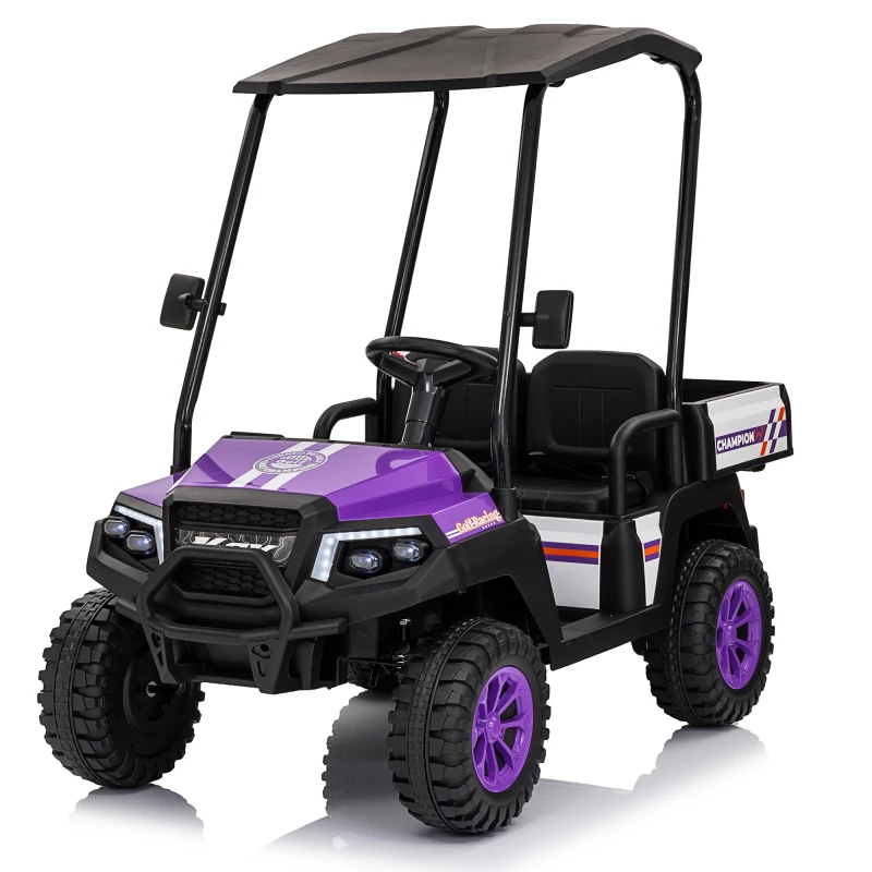 Comfortable Control Delivers Dual Ensures Kids Power Remote Ride Seat 24V XL Kids Electric Ride on Truck w/RC - Spacious 20in Wi