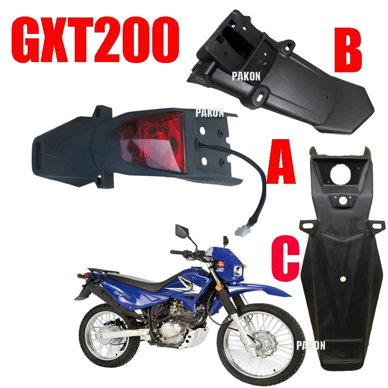 Motorcycle Tail Mud Guard for Suzuki Qingqi Genesis Motocross for QM200GY GXT200 QM125GY XF200GY Dirtbike Mudguard Fender