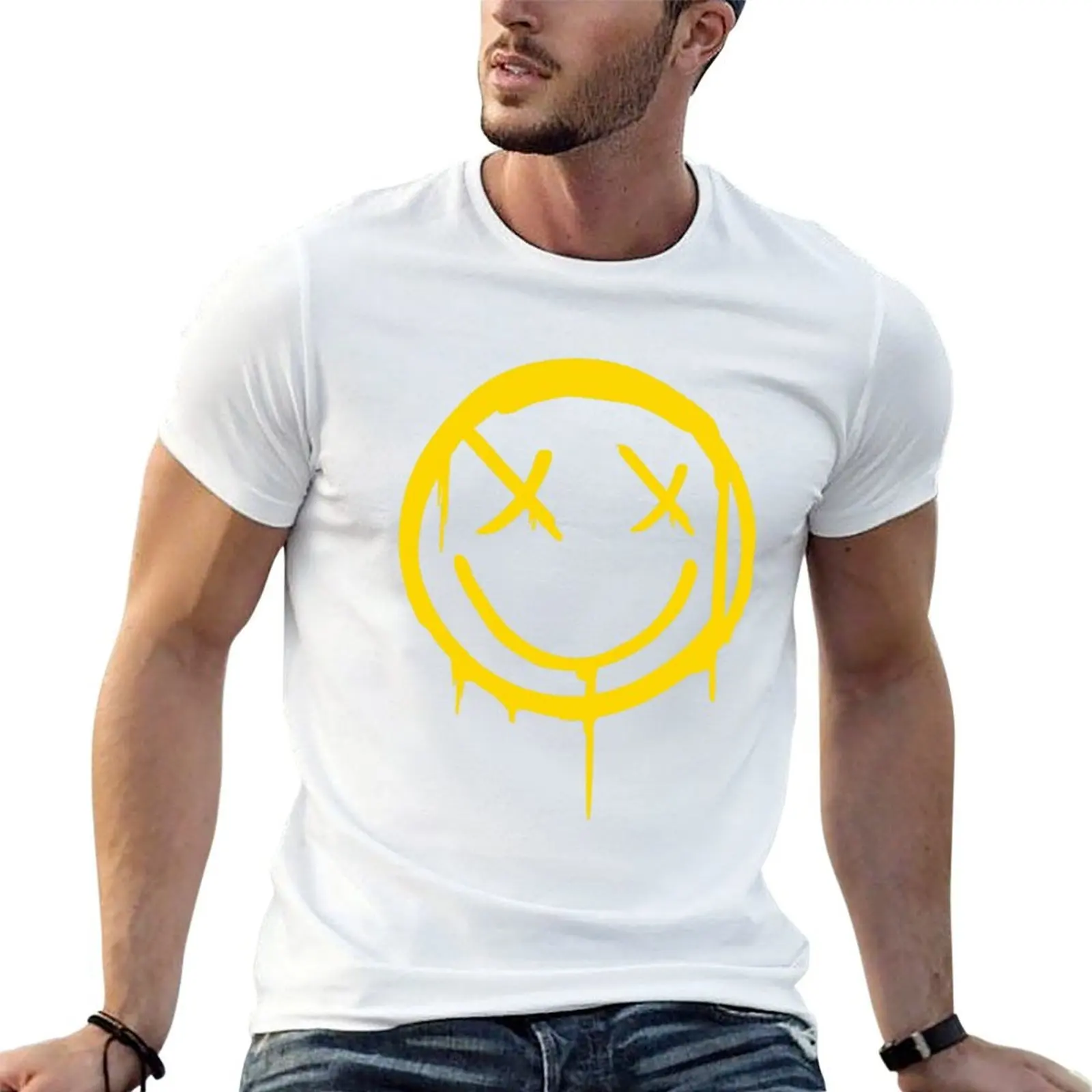 Футболка YE L L O W T-Shirt, забавные футболки с темным юмором, мужские повседневные футболки, мужские футболки с графическим забавным принтом Футболка YE L L O W T-Shirt, забавные футболки с темным юмором, мужские повседневные футболки, мужские футболки с графическим забавным принтом