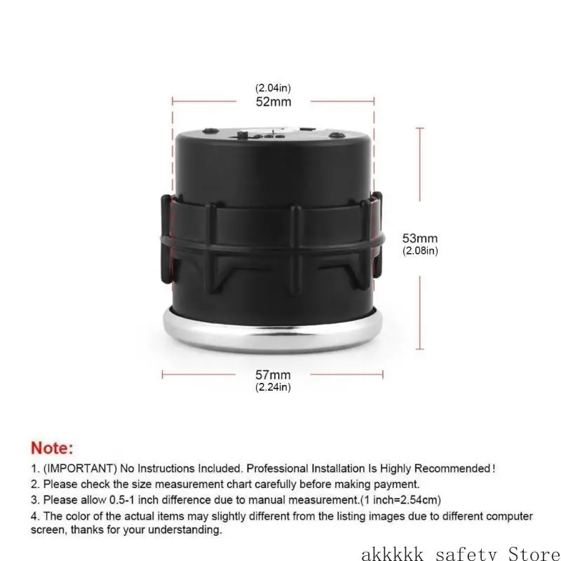 XXFF 0 ‑ 10000 دورة في الدقيقة مقياس سرعة الدوران 52 مم LED الخلفية لـ 4 6 8 اسطوانات مؤشر سيارة الغاز مقياس سرعة الدوران