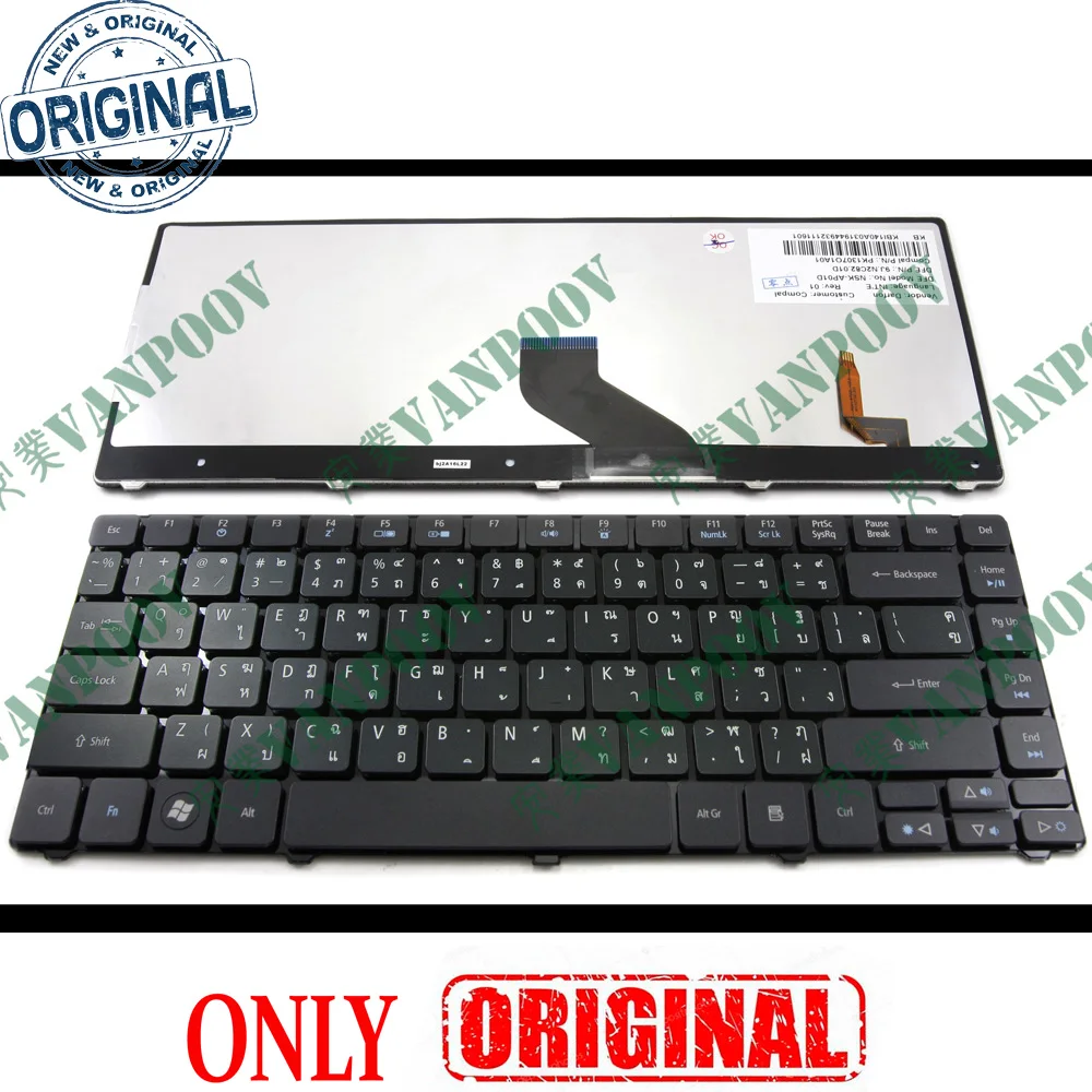 

Клавиатура для ноутбука Acer Aspire 100% 4535 4735 4739Z 4739 4740G 4740 4741ZG 4741 4743G 4743 T 3810T с подсветкой, Таиланд, новинка 4810