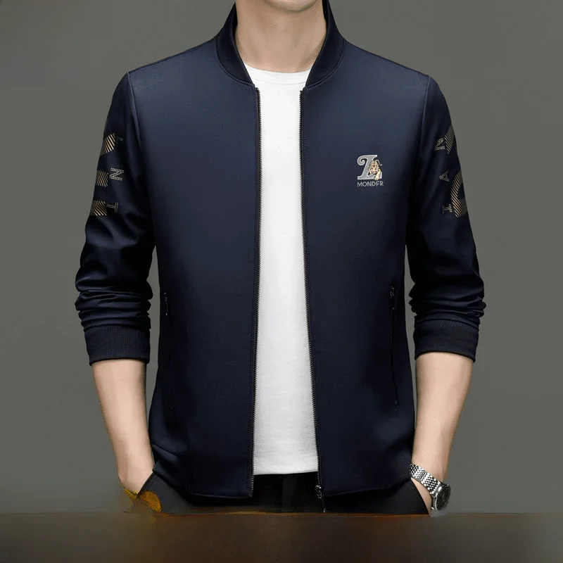 

Мужская шелковая куртка Pierre Cardin класса люкс, новая коллекция Весна-Осень 2024, повседневная деловая верхняя одежда для мужчин среднего возраста