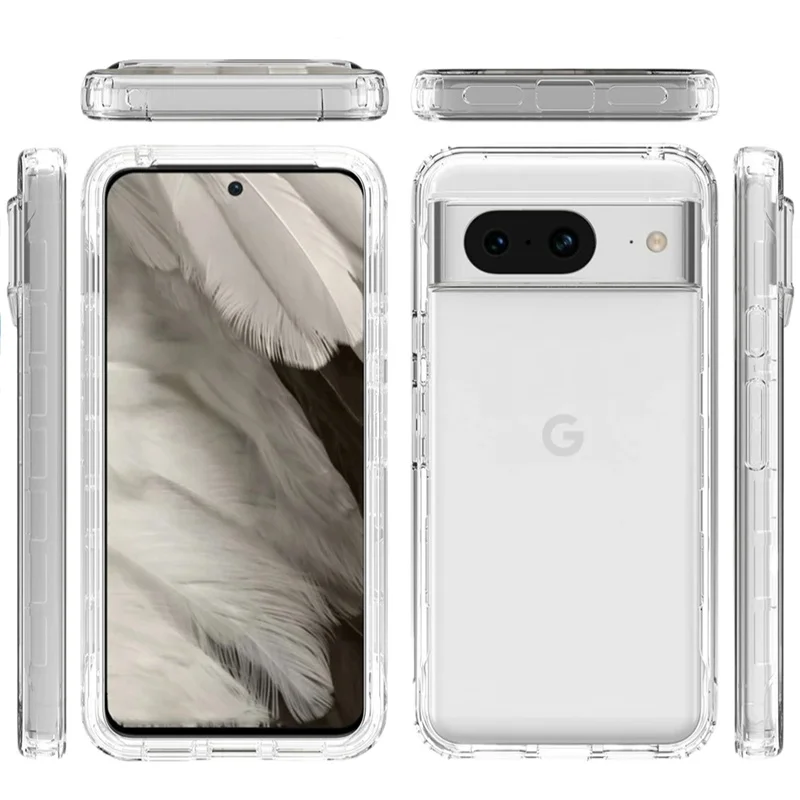 Clear Anti-Yellow Phone Bag Cover Case for Google Pixel 10 9 Pro XL 6 8 7 9 10 Pro 6A 8A 7A 9A Clear Protective Covers - view 6
