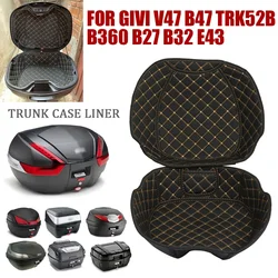 Pour GIVI V47 E43 B27 B32 B360 B47 TRK52B TRK 52B V-47 Siège Arrière Coffre Sac Moto Portable NikDoublure Tampons Doublure Protecteur