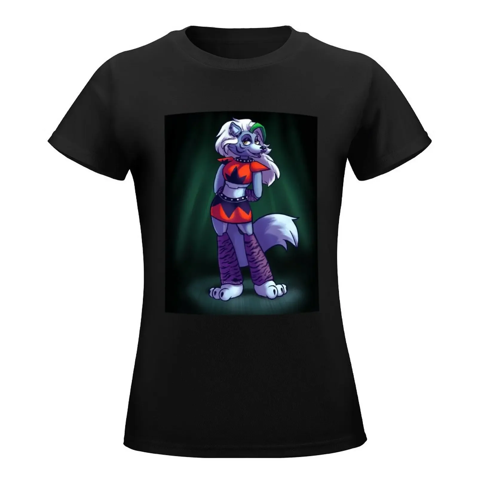 wolf roxanne T-Shirt Female clothing summer tops Women clothing