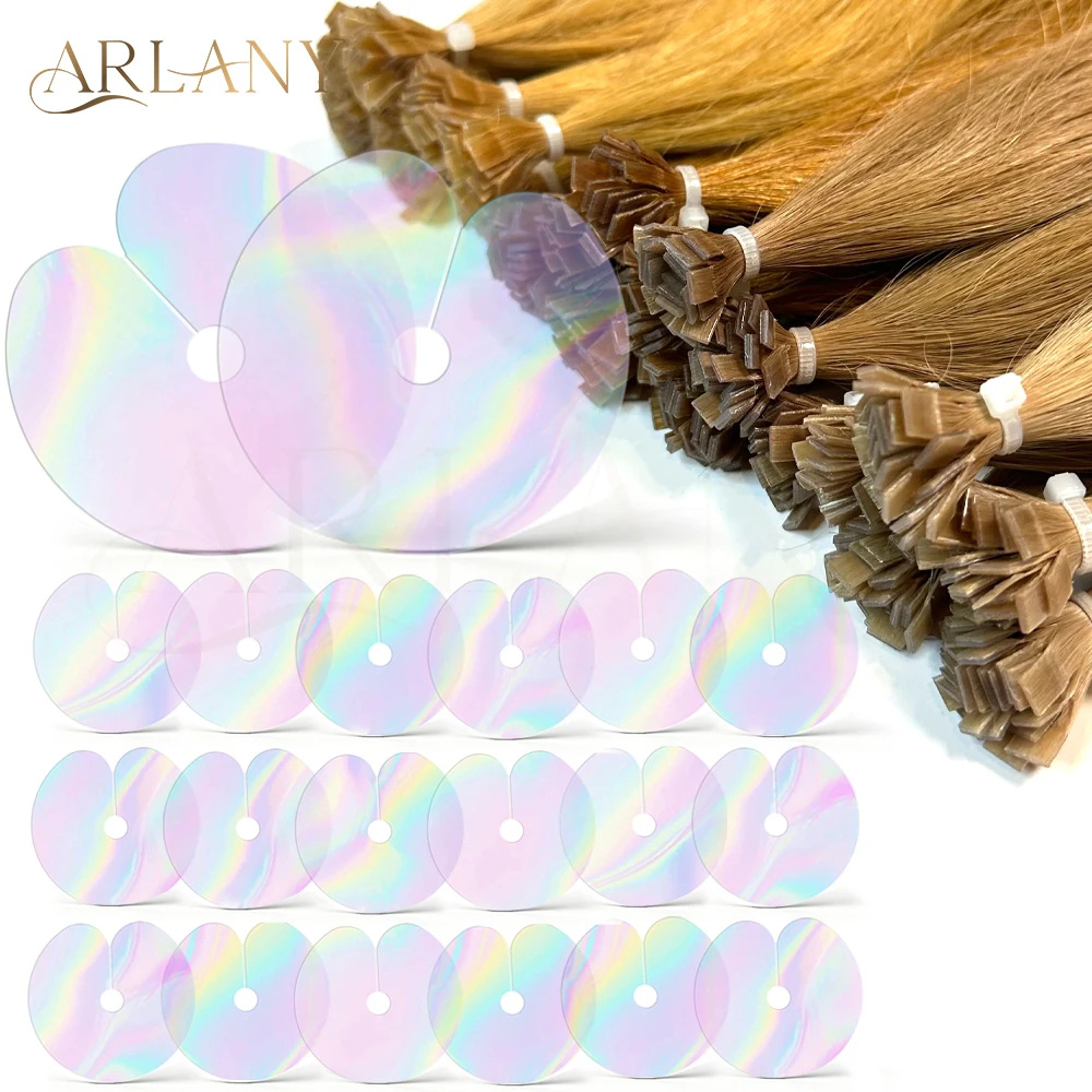 ARLANY 20PCS Heat Protector Shields K Tip Hair Tools Single Hole Heat Protector Shields Thick Templates Heat Shield Guards