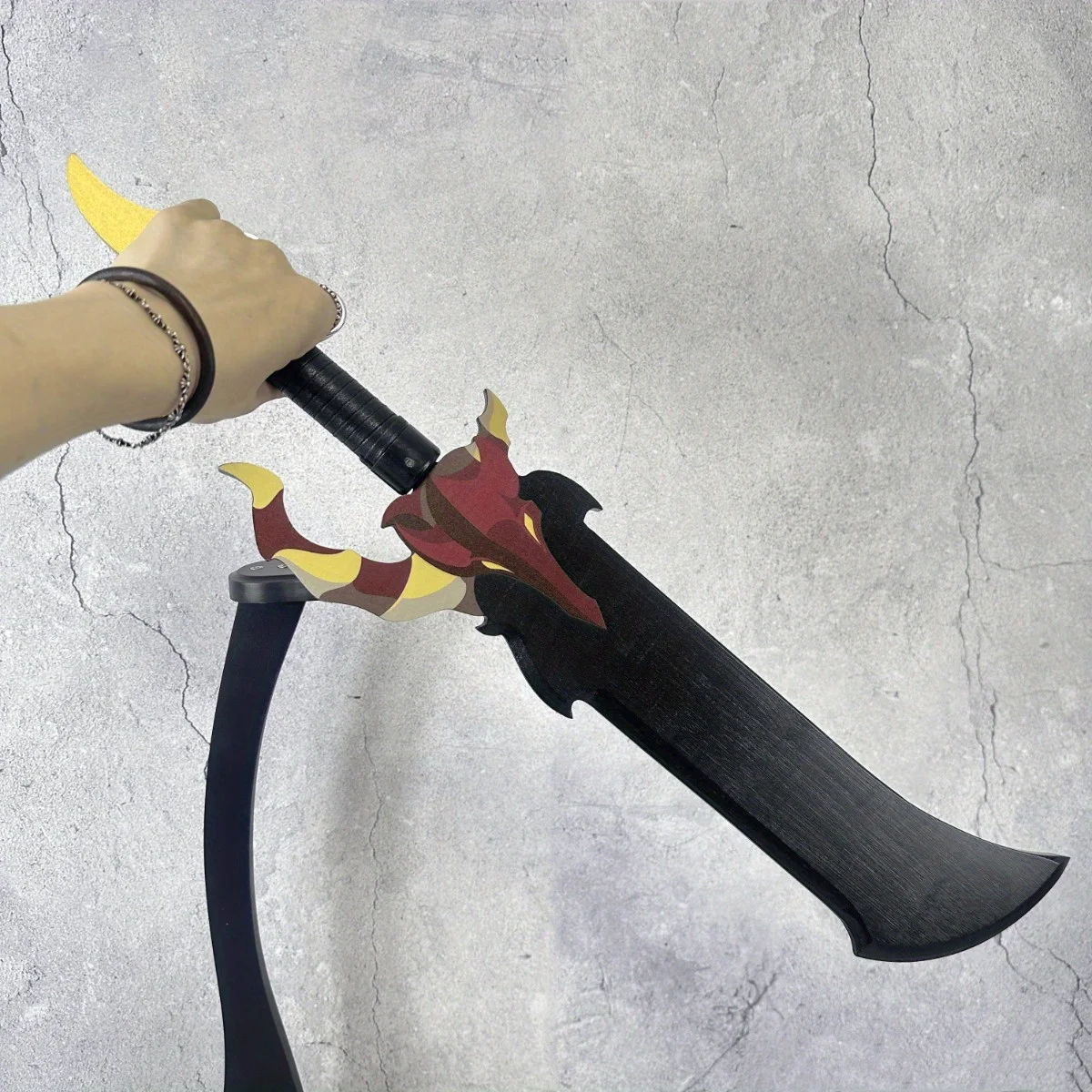 24inch Mizushino Shun Katana Cosplay Prop Ninja Knife Wooden Real Japanese Katana Anime Solo Leveling Sword Samurai Sabre Gift