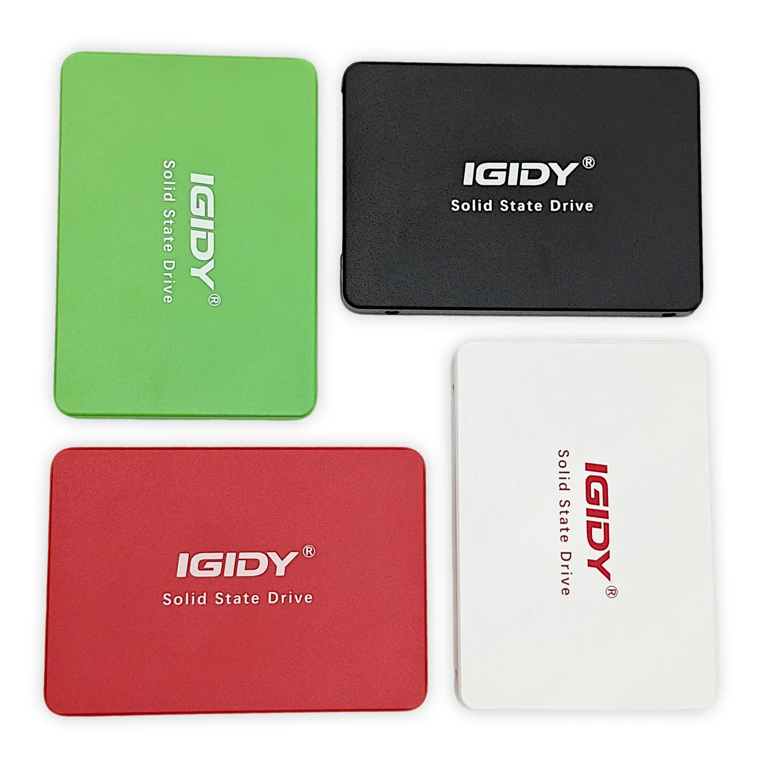 IGIDY 2.5 Inch SATA 3 SSD 550MB/s Read Speed 128GB 256GB Internal Solid State Drive for Laptop Notebook Desktop PC 4 Color