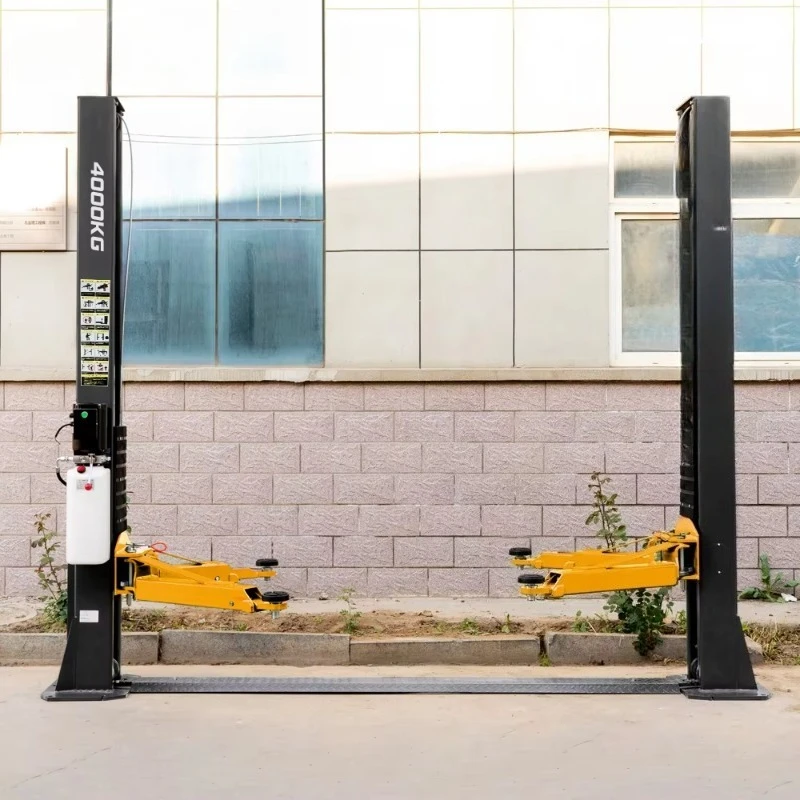 4000 5000kg 8800 10000LBS Hydraulic Vehicle Lifter Electric Floorplate Car Elevator 2 Column Two Post Car Hoist Lifts