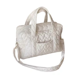 Bolsa almacenamiento viaje para pañales para mujer, bolso cruzado capacidad, bolso ligero para mamá, bolsos