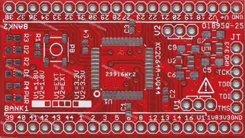 XC2C64A CoolRunner-II CPLD development board  MIPS Bus Blaster v3c FPGA CPLD OpenOCD