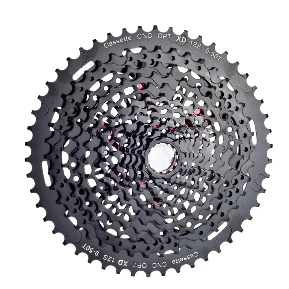 MTB 12 Speed  XD Cassette Ultralight 12s 9-50T Black Cassette Mountain Bike 12s 9-50t Freewheel 12V Cassette k7 CNC Sprocket