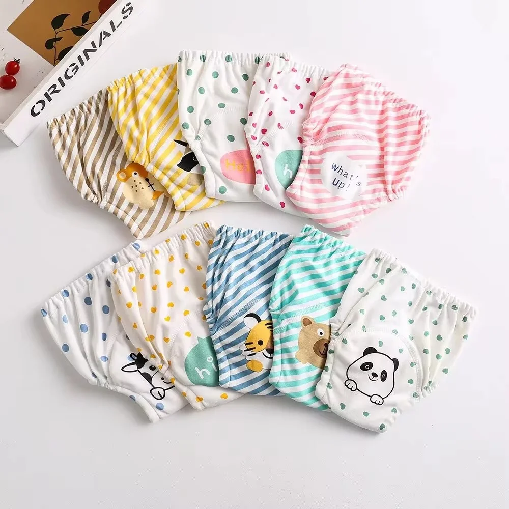 Cotton baby training pants children waterproof diapers baby underwear washable boys girls cloth diapers reusable diapers