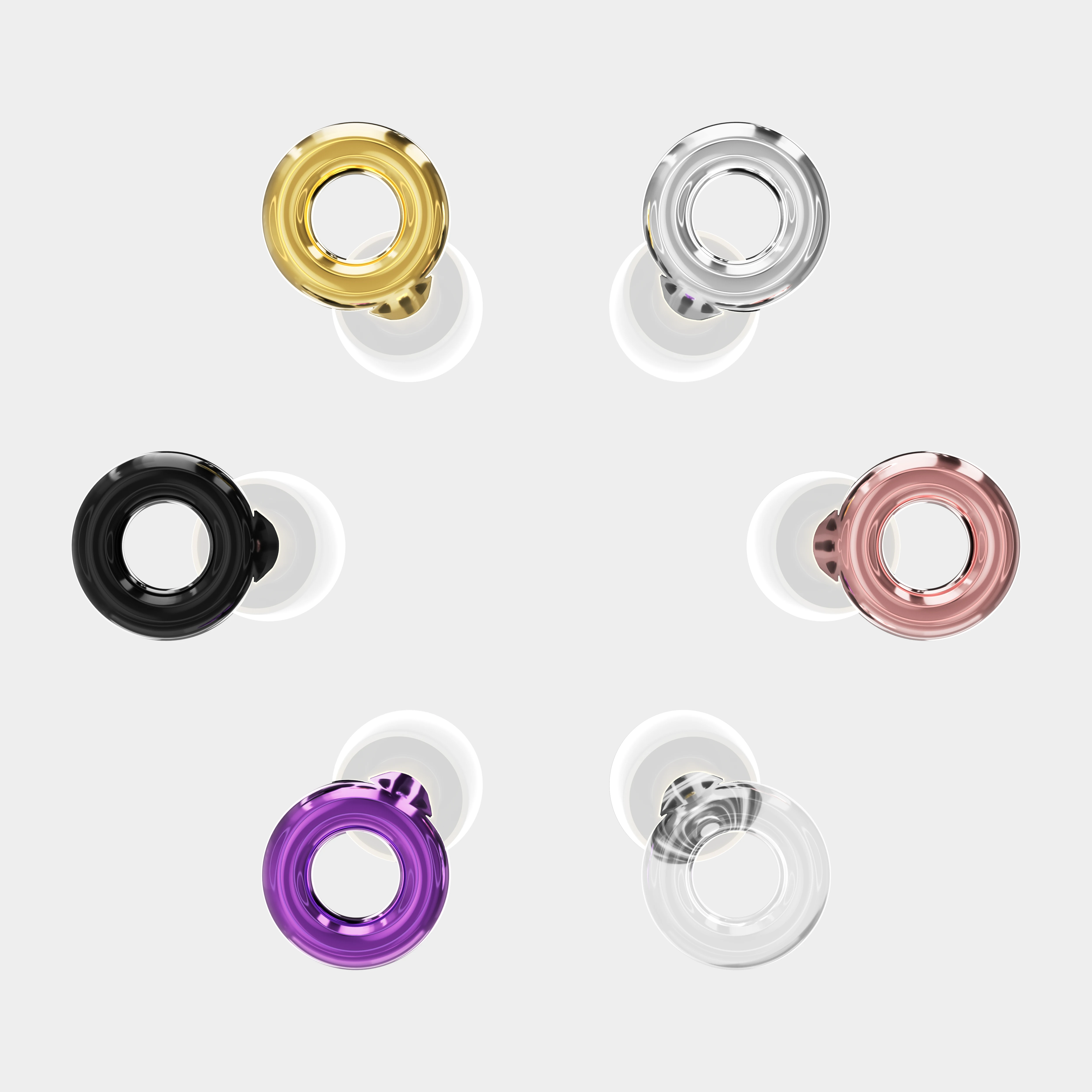 HUAK High-Fidelity Reusable Ear Plugs – 8 XS/S/M/L Tips, Perfect for Musicians, DJs, Concerts, Festivals & Live Events