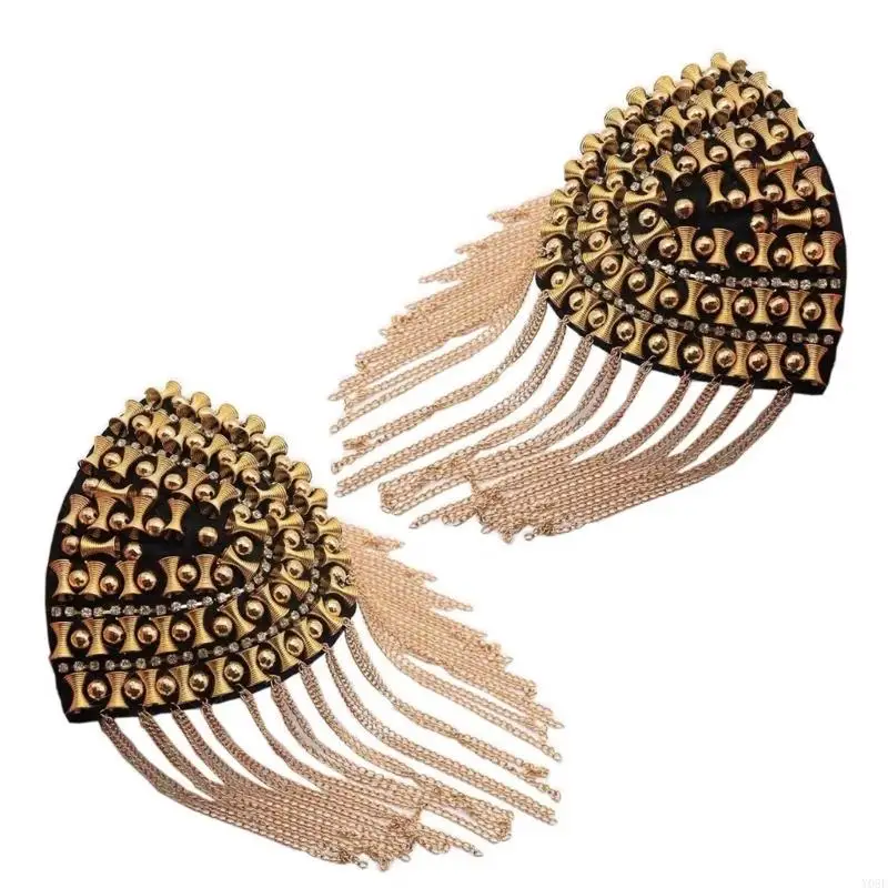 Frangia sulla spallina per accessori uniformi, abbellimenti per costumi scena e abiti alla Y08E