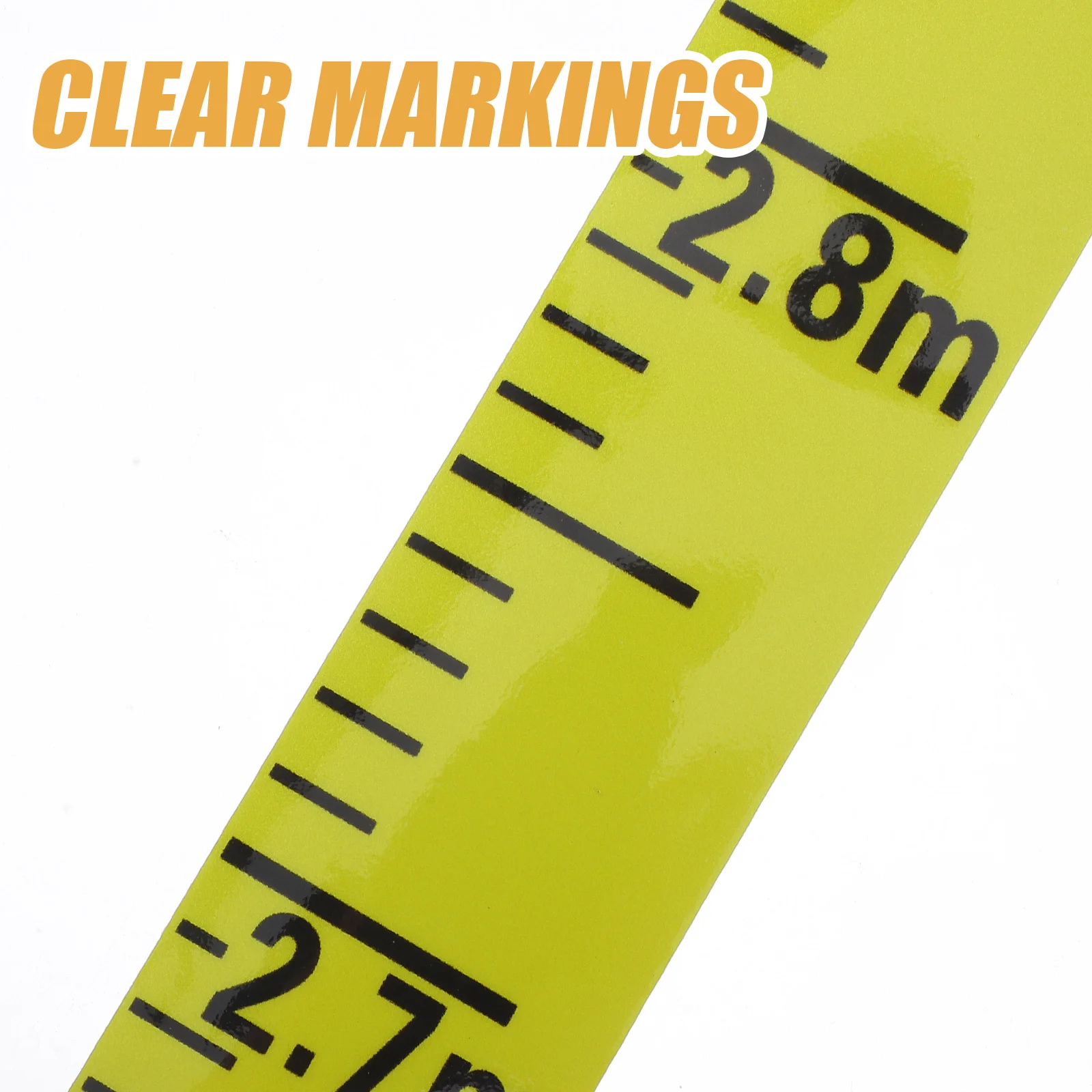 Waterproof Height Measurement Stickers Self Adhesive Easy to Use for Pools Tanks Reservoirs Sticky Measure Tape