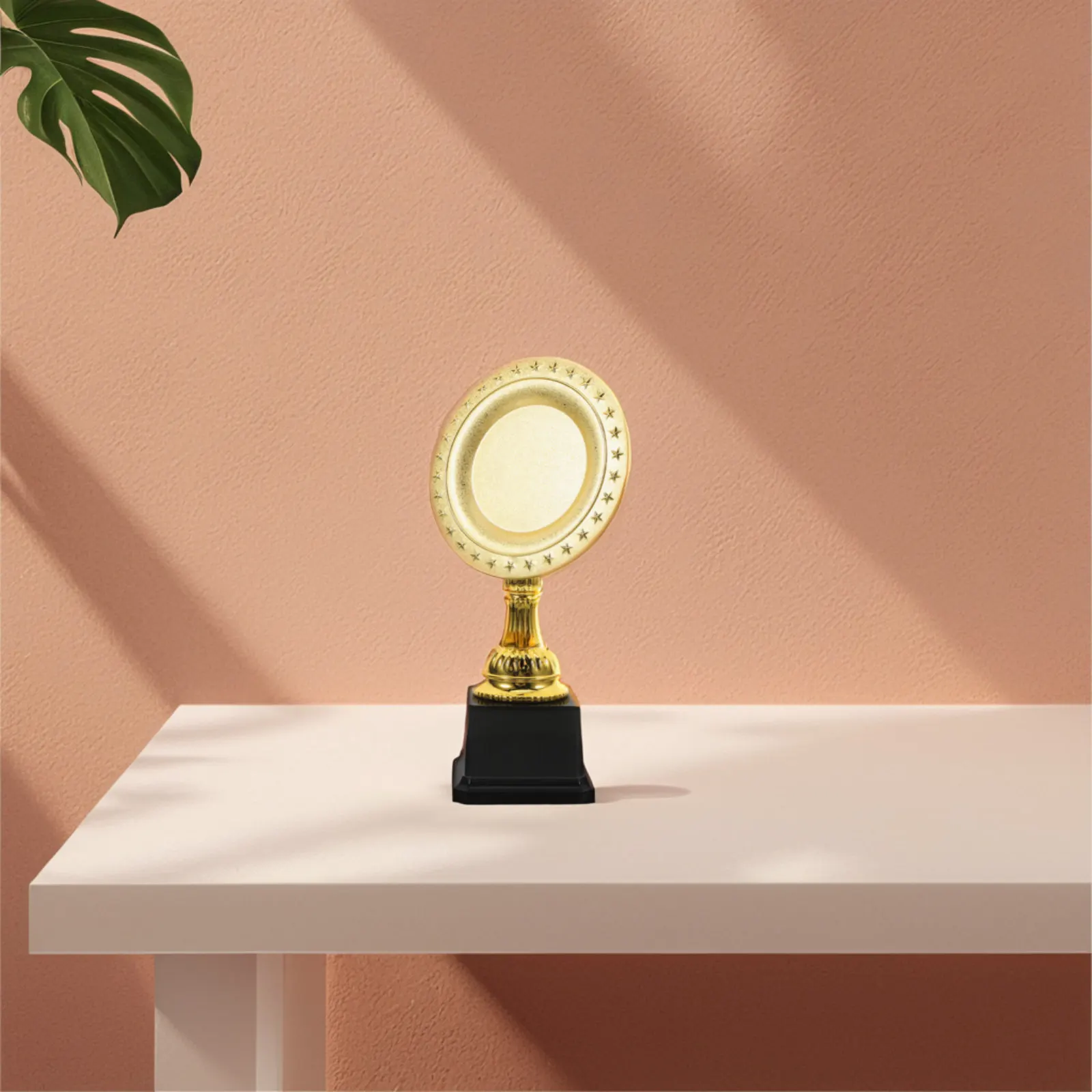 Gold Plastic Trophy Award Creative Playing Trophy for Celebration Party Classroom Competitions Student Award Prize