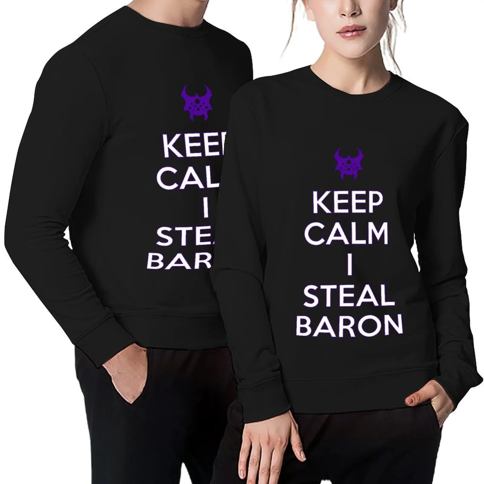 

Keep Calm I Steal Baron - Jungle Mains - League of Legends Pullover tracksuit autumn clothes korean autumn clothes sweatshirt