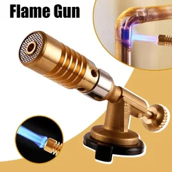 Portable Welding Torch Gas Multi-function Flame Gun High Temperature Adjustable Brass Torch Brazing Solder Propane Welding Tool