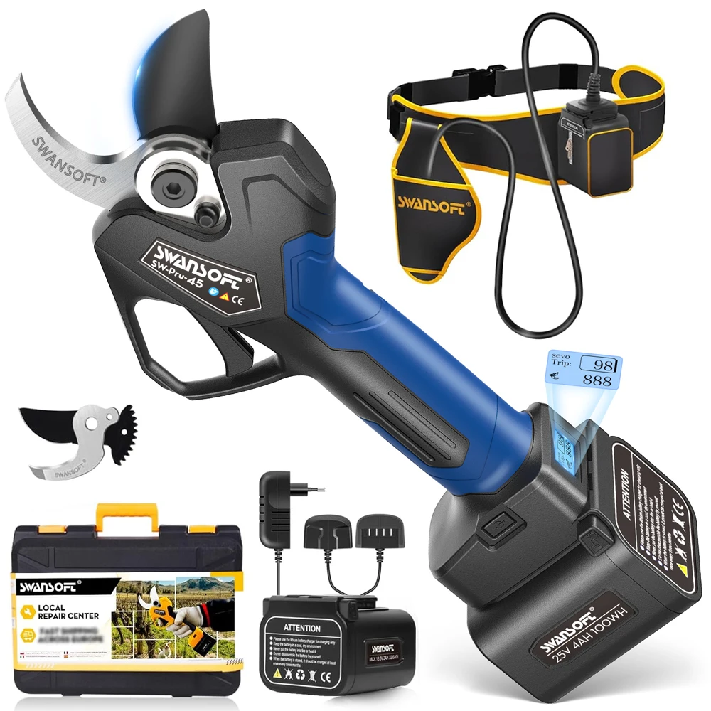 

45mm electric trimmer with extension pole electric scissors for bonsai trimmers and trimmers