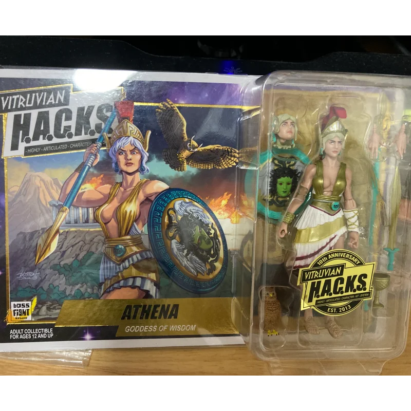 BFS 1/18 3.75インチ アクションフィギュア ヴィトルヴィウス H.A.C.K.S. 10周年記念 ローマ軍団 アテナ メデューサ アニメ玩具