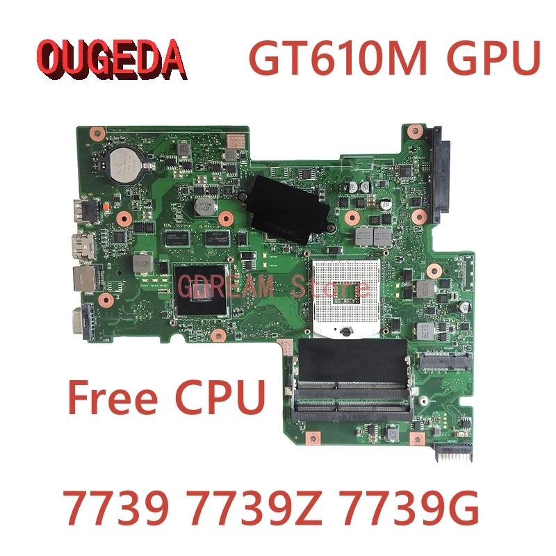 

OUGEDA 08N1-0NX3J00 NB.M1R11.001 NBM1R11001 AIC70 for Acer aspire 7739 7739Z 7739G laptop motherboard GT610M GPU HM55 DDR3