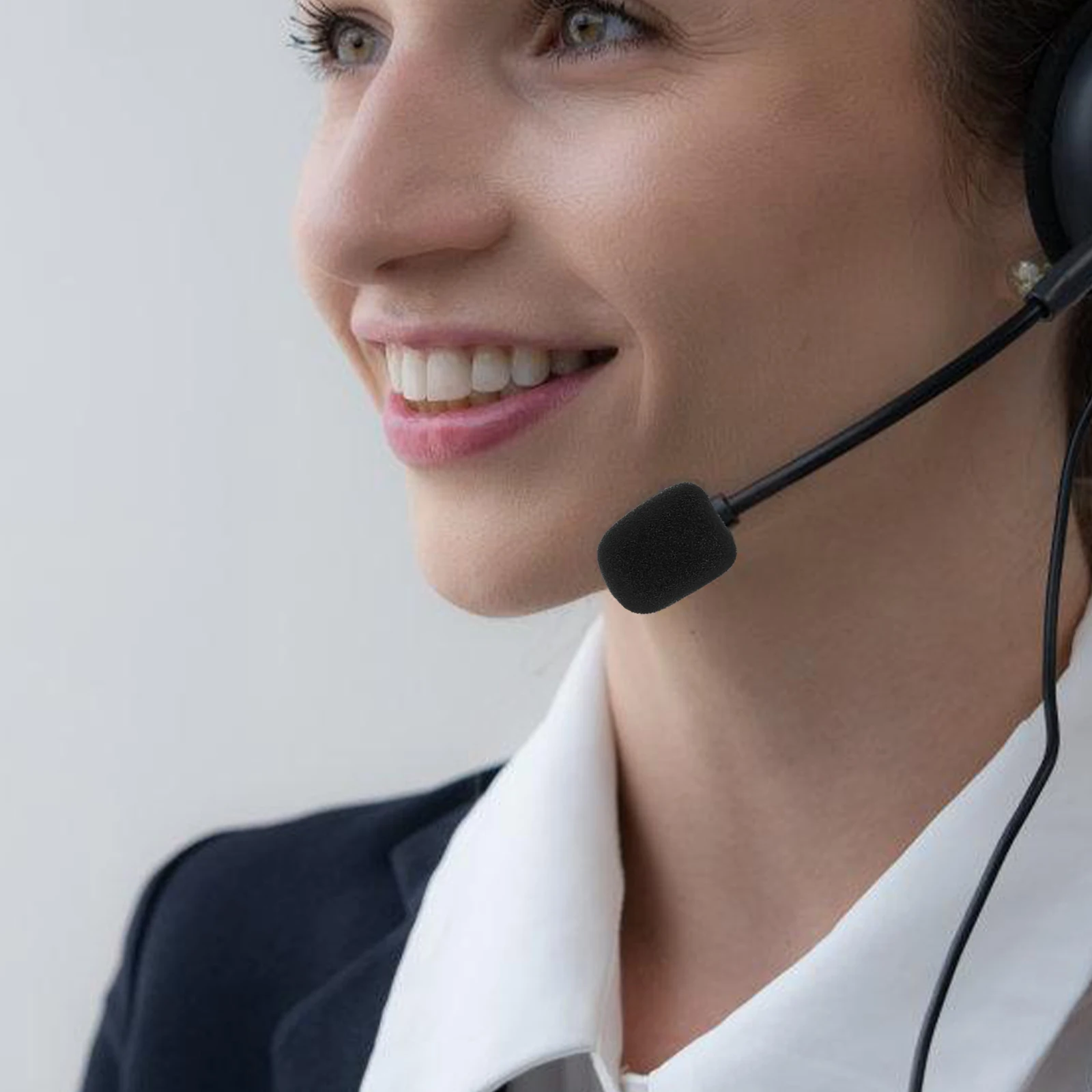 

20Pcs Foam Microphone Windscreen Cover for Microphone Replacement Stage Performance Lightweight Portable Mic Supply with Sound