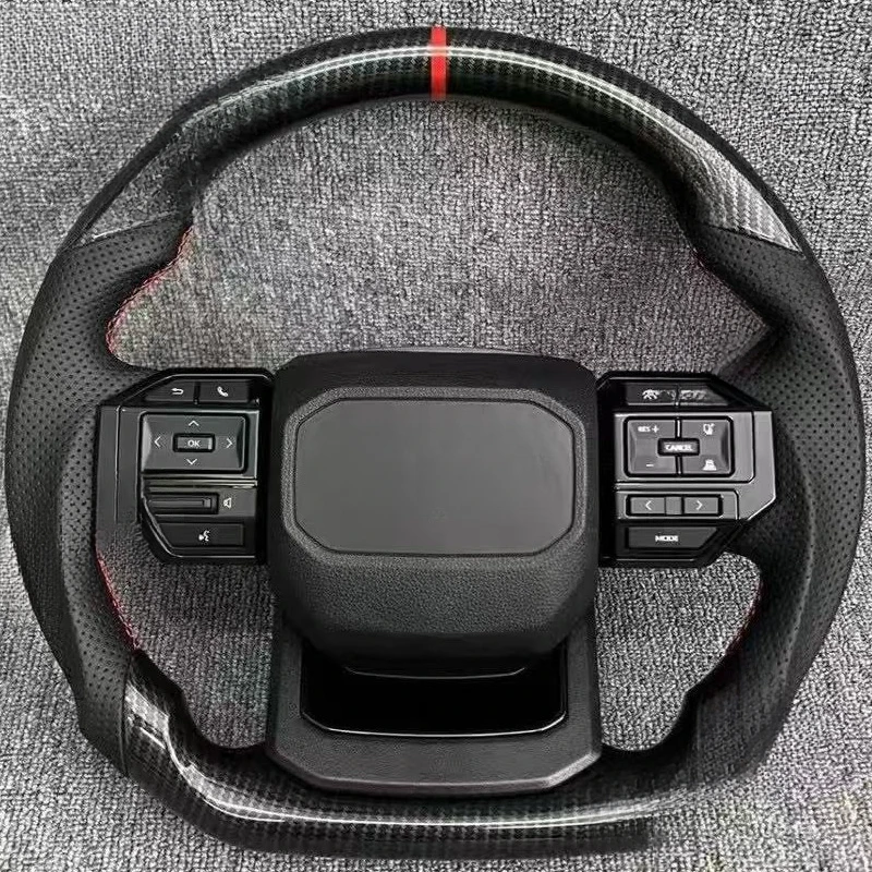 For Toyota Tacoma Land Cruiser Fortuner Hilux Revo Upgraded LC250 Steering Wheel With Horn Shell view 2