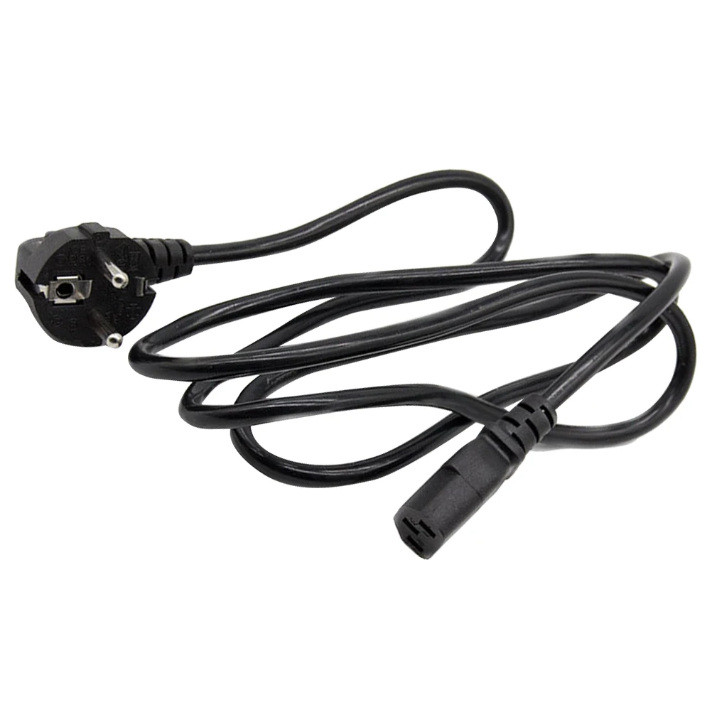 

Power Cord Computer 2 Pin Connector Supply Pc Power Cable Cable Laptop AC Cord Durable