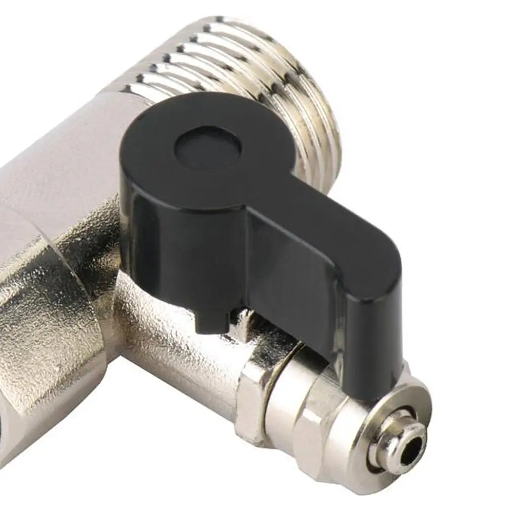 1/2 "Vrouwelijke Buitendraad naar 3/8'' Pijp Vloeistof Slang Buis Mini Bal 3-weg Tee Union water Vloeistof Gebruik