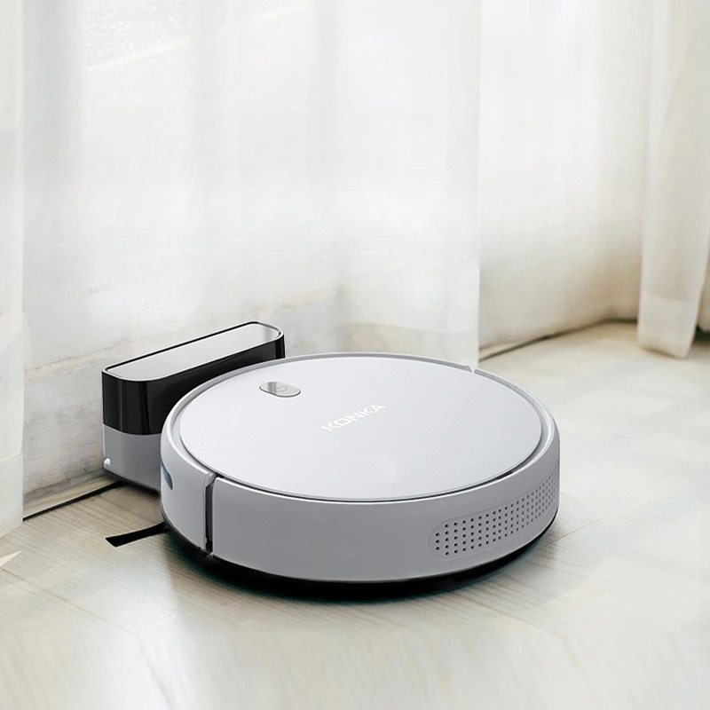 1000Pa Sweeping Mopping Robot 400ml Large Dustbin 15.5cm Wide Pad 12mm Climbing Ultra Thin Intelligent Auto Return Home