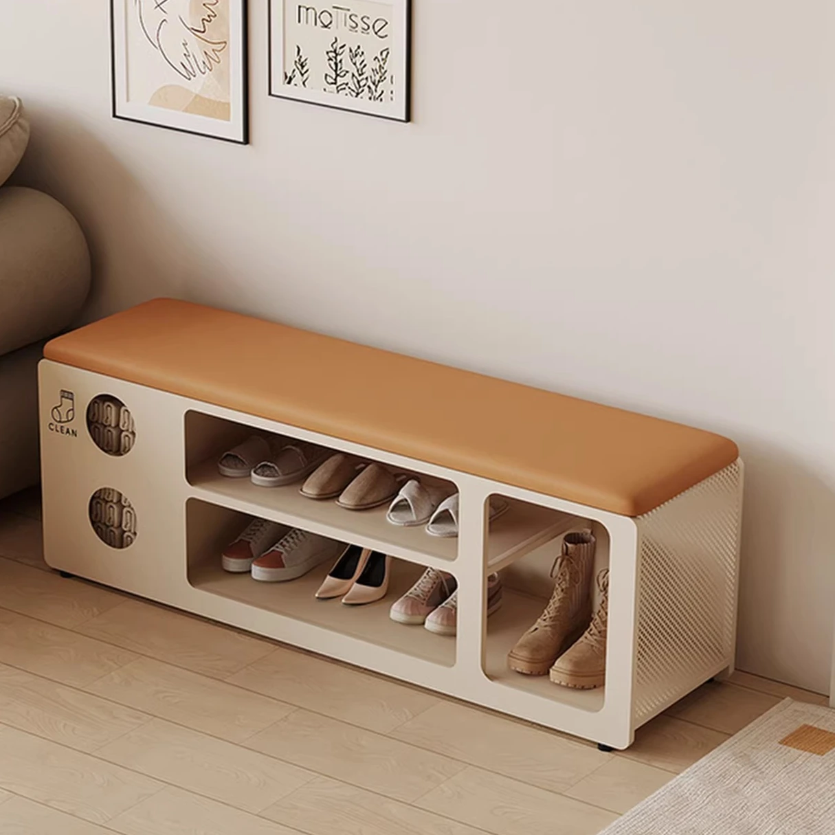 Luxury Bags Entry - Door household shoe changing stool can