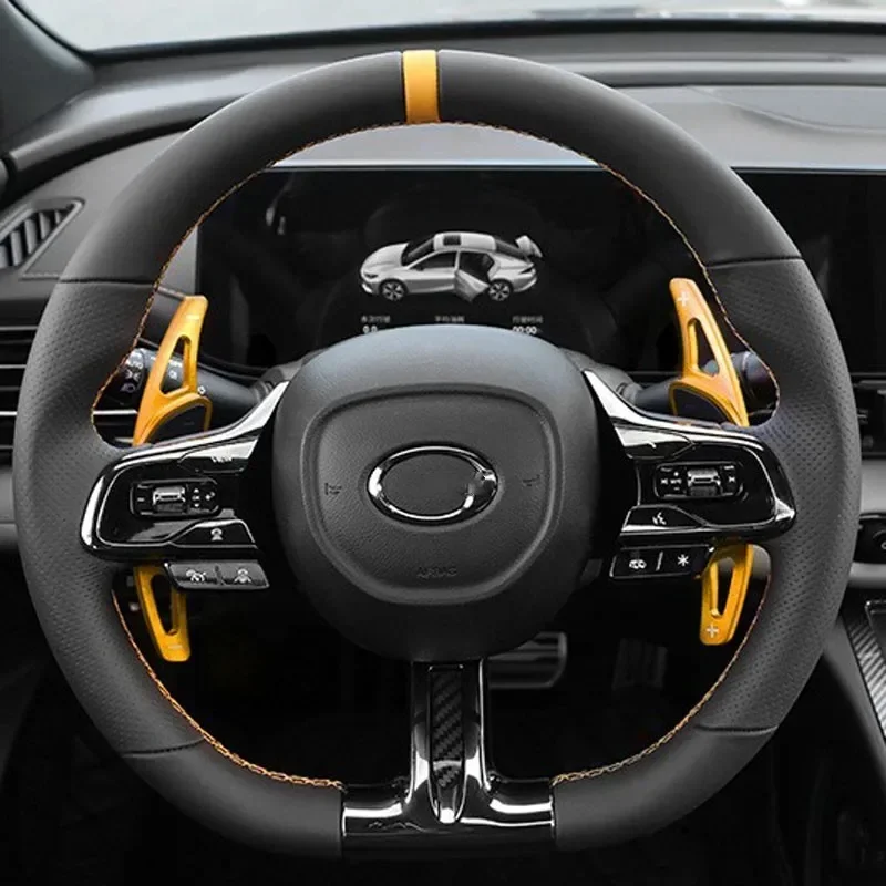 

Car Steering Wheel Shifter Paddle Gear Extender Sticker Accessories For GAC Empow 2021 2022 2023