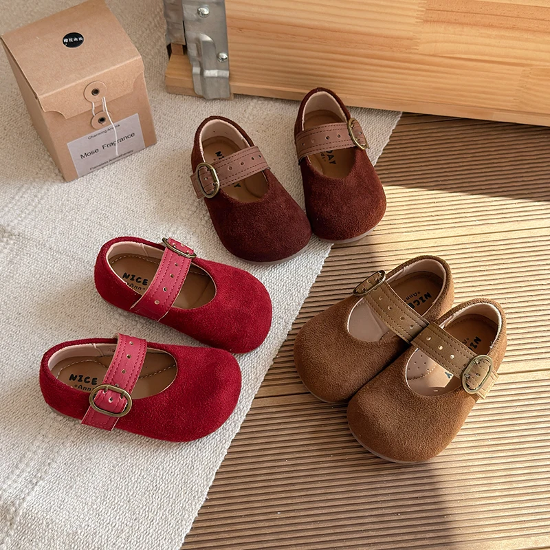 

2025 Spring Autumn New Children Casual Shoes for Girls Fashion Korean Style Soft Bottom Anti-slippery Versatile Princess Shoes