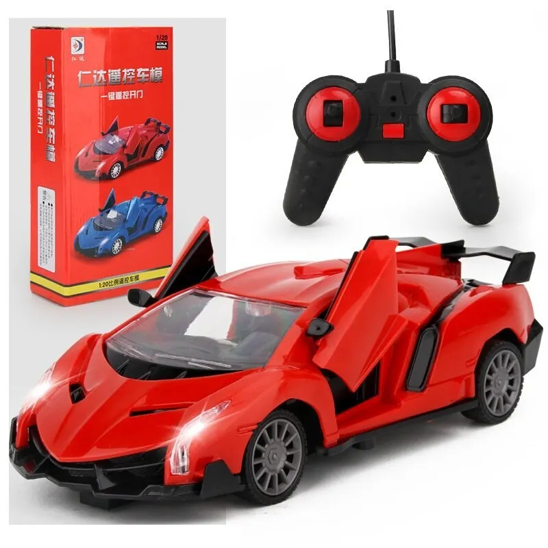 Imitation Remote Control Car Wireless Remote Control Selling Child Toy Boy Car Model Charge Can Open The Door