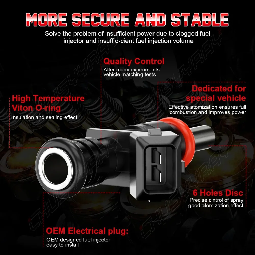 6PCS Hohe Qualität Kraftstoff Injektor 13537531634 7531634 Für BMW 328i X3 X5 Z4 128i 528i 525i 530i 325i 330i