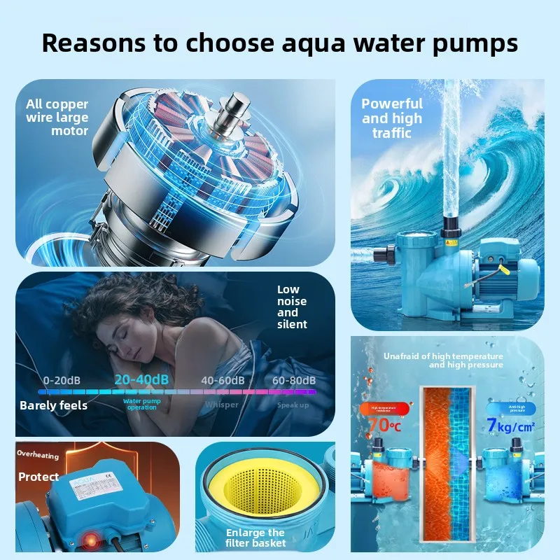 R8.19 - filtration circulation pump equipment inflatable swimming pool hot spring spa sand filter pump all-in-one machine