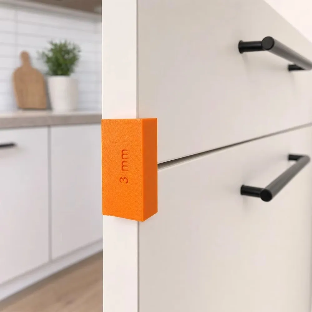 2/3/4mm Thickness Drawer Slide Shims Gap Adjust Spacers Angle Code Design Cabinet Gap Spacers Fit Panels Under 18mm
