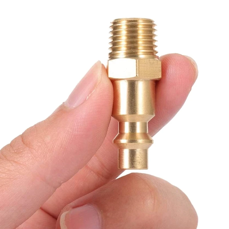 10 peças encaixe compressor ar 1/4 Polegada encaixe mangueira ar conexão rápida acoplador ar masculino