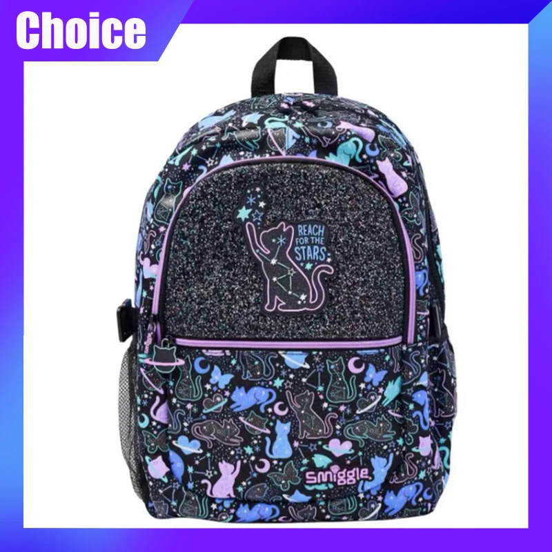

Smiggle Constellation Cat Children Schoolbag Anime Cartoon Cute High-Quality Studet Backpack Kawaii Pencil Case Water Cup Gift