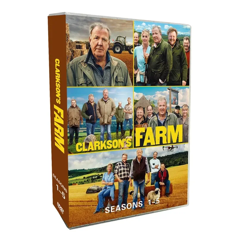 Clarksons Farm Seasons 1 to 5 Complete Series Collection DVD Box Set