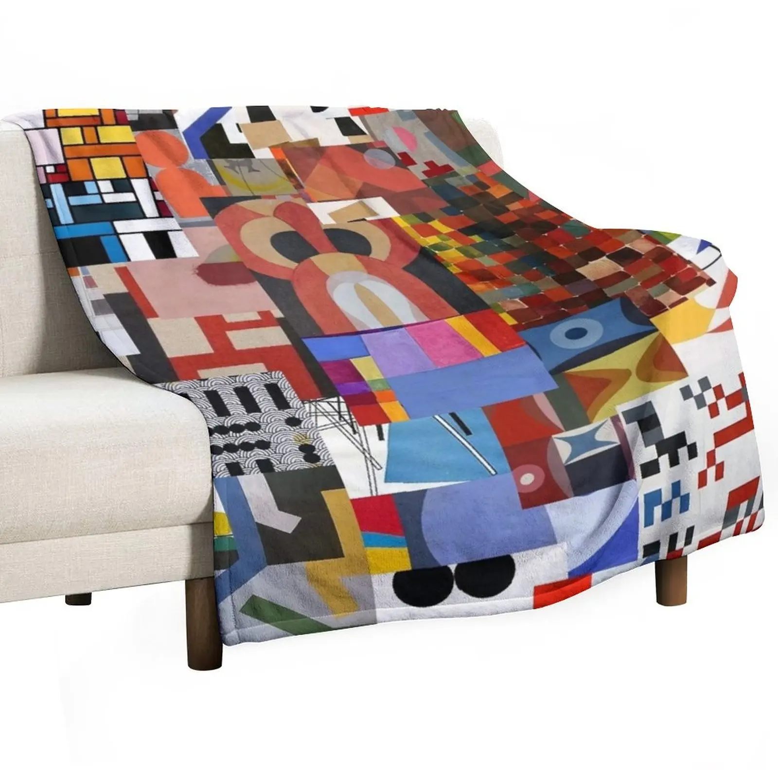 Sophie Taeuber-Arp Throw Blanket Travel Custom Picnic Soft Decorative Throw decorative Blankets