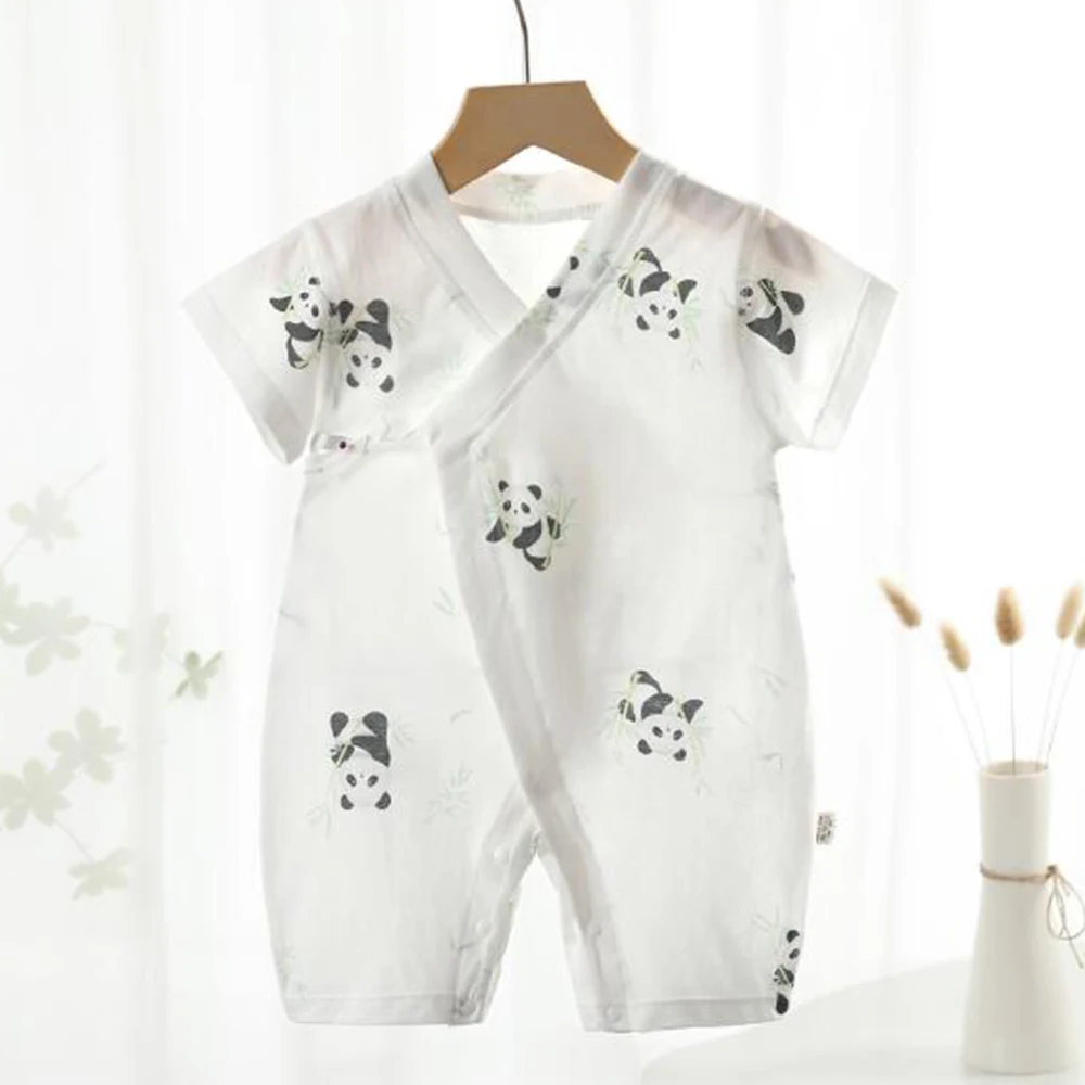 

Baby Boy Rompers 100% Cotton Summer Cute Animal Print Thin Type Newborn Clothes Baby Girl Jumpsuit High Quality