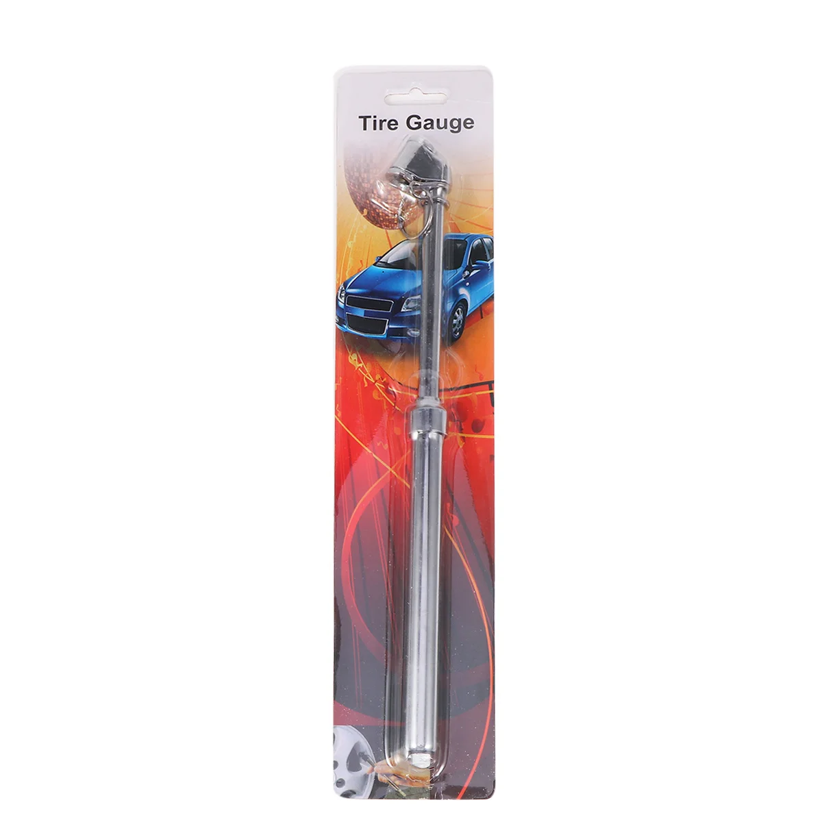 

1 pc Pencil Tire Pressure Gauge Metal Stem Chrome Plated Accurate Portable Tyre Checker For Car Truck Suv Rv Atv Motorcycle Air