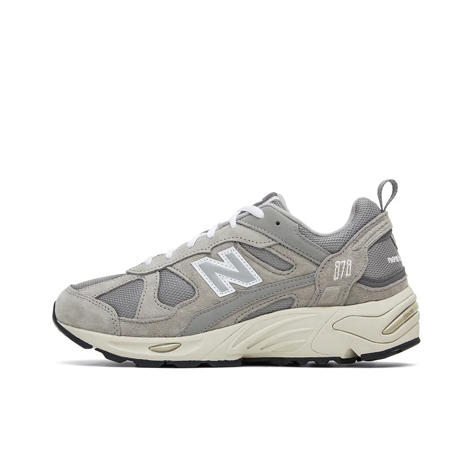 حذاء الجري New Balance NB 878 Retro باللون الرمادي متوسط القطع، طراز للجنسين، رمادي #1