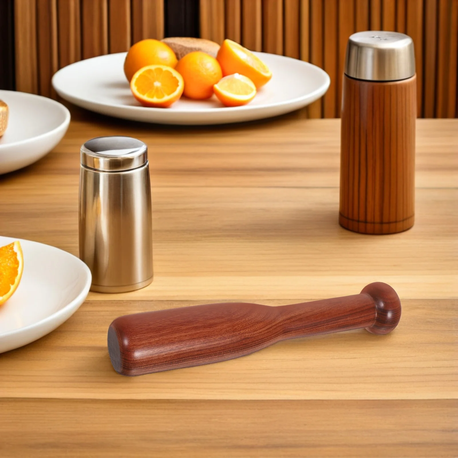 

Fermentation Tamper Solid Wood Sauerkraut Pounder Vegetable Pickling Pressing Tool Kitchen Fermenting Pestle Masher Stick