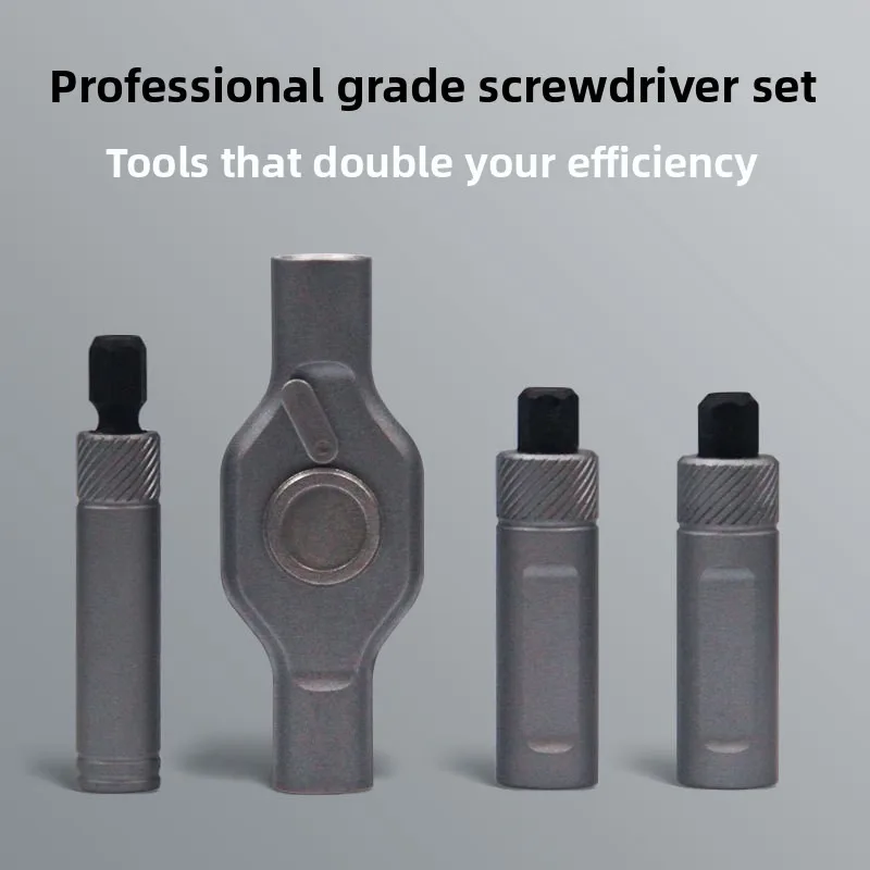 24 in one ratchet screwdriver set, multifunctional S2 batch head disassembly and assembly for household wrench tools