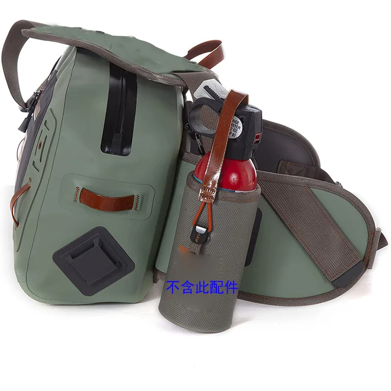 

Portable Outdoor Waterproof Bait Insulted Sling Small Storage Fanny Lure Fly Fishing Tackle Bag with Adjustable Waist Strap